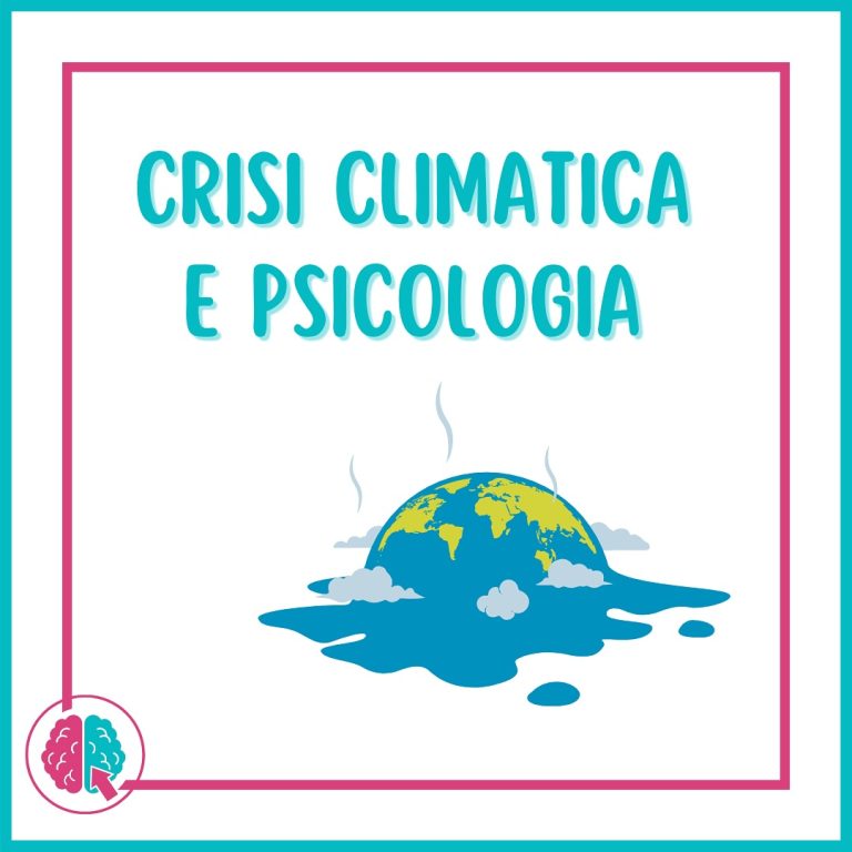 Copertina «Crisi climatica e psicologia», con illustrazione della Terra che si scioglie.
